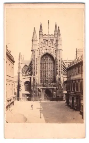 Fotografie J. & J. Dutton, Bath, Ansicht Bath, Blick auf Bath Abbey