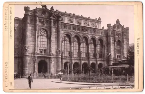 Fotografie Diwald Karoly, Budapest, Ansicht Budapest, Fövarosi vigado