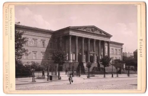 Fotografie Diwald Karoly, Budapest, Ansicht Budapest, Nemzeti muzeum, Nationalmuseum