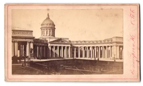 Fotografie Gezenberg & Co., St. Petersburg, Ansicht St. Petersburg, die Kazan Kathedrale