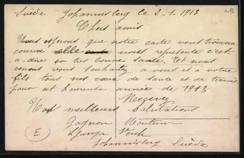 Foto-AK Paar im Pferdeschlitten in einem Park