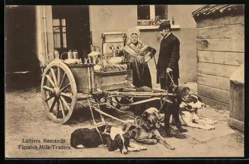 AK Laitiers flamands, Hundegespann