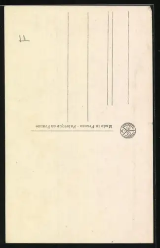 AK Village Hindou, Jardin d`Acclimation, Elefant mit Besitzer auf einem Elefantenbein