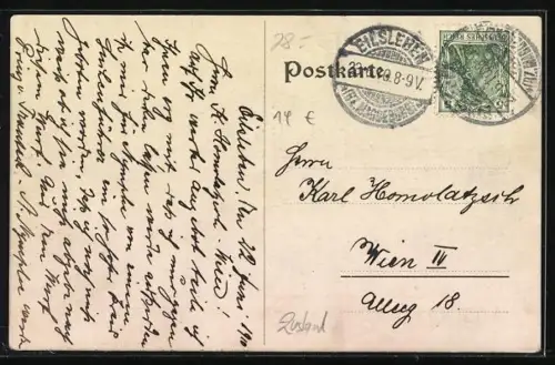 AK Jagdhund Nimrods Nymphe, Suchen- u. Ausstellungssiegerin, Bes. A. Duchstein, Eilsleben