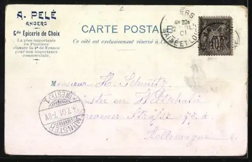 Lithographie Paris, Ausstellung Exposition Universelle 1900, Grand Palais des Beaux-Arts