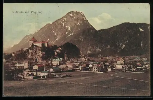 AK Kufstein, Ortsansicht mit Pendling