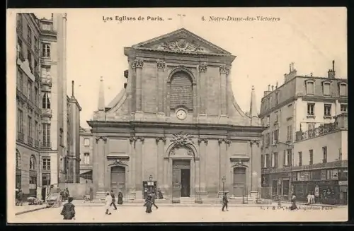 AK Paris, Les Eglises, Notre Dame des Victoires