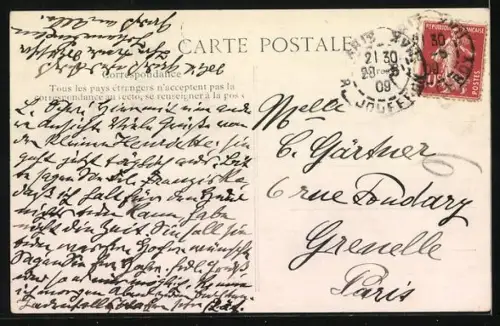 AK Paris, Hotel Astoria, Avenue des Champs-Elysées, Vue interiéure du Hall d`entrée