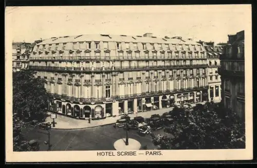 AK Paris, Hotel Scribe