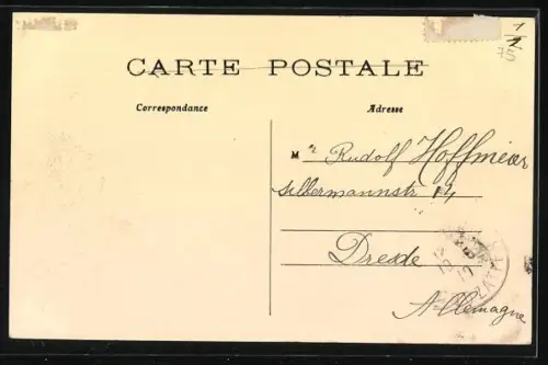 AK Paris, Le Métropolitain, Bd Pasteur, L`Avenue de Breteuil et les Invalides, Vue générale