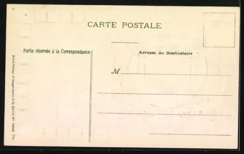 AK Paris III, Ville de Paris, Statue de la Republique, Wappen, Segelschiff