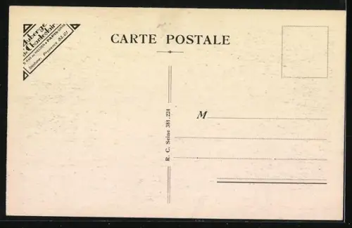 AK Paris, Auberge de Chanteclair, 6 Rue du Helder