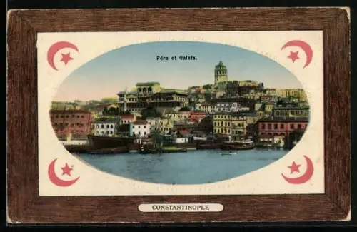 AK Constantinople, Péra et Galata