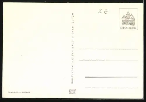 AK Zonengrenze im Harz, Schilder am Todesstreifen