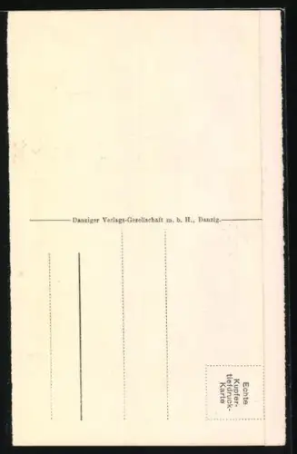 Künstler-AK Danzig-Gdansk, Stockturm