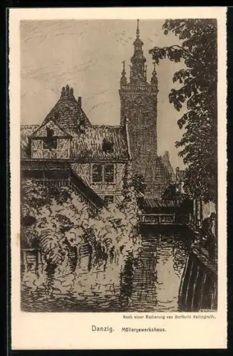 AK Danzig, Müllergewerkshaus