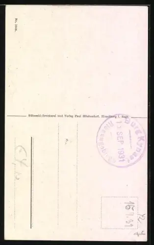 AK Die Kynast Sage, Ritter