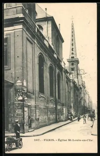 AK Paris, église Saint-Louis-en-l'Ile