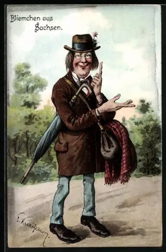 AK Aussage von Fritz Bliemchen, Scherz