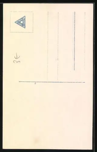 AK Des Kriegers Schutzengel, Infanterist mit Pickelhaube und Gewehr nimmt Feinstellung ins Visier