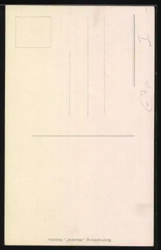 AK Lovrana, Alter Platz am St. Georgshaus