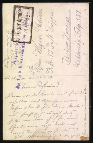 AK St. Anton am Arlberg, Skifahrer auf der Piste