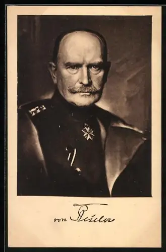 AK General von Beseler im Mantel