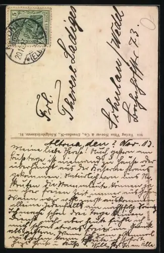 AK Zwei Infanterie-Soldaten vor einem Delikatessen-Geschäft