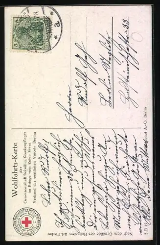 AK Kaiserin Auguste Victoria von Preussen bei den verwundeten Soldaten