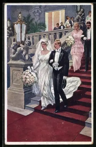 AK Hochzeitsgesellschaft auf dem Standesamt