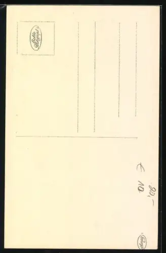 AK Junge Frau am Telefon