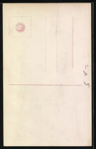 AK Prinz Wilhelm von Preussen als Jugendlicher nachdenklich schauend