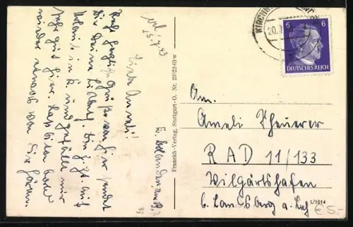 AK Kirchheimbolanden, Schlossstrasse mit altem Stadttor