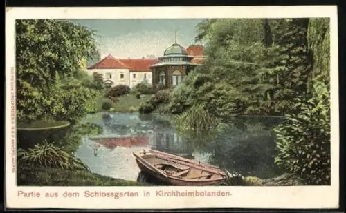 AK Kirchheimbolanden, Partie aus dem Schlossgarten