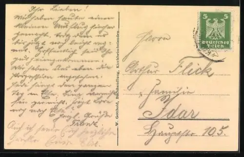 AK Kirchheimbolanden, Schillerhain mit umgebender Natur