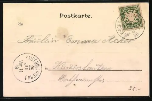 AK Kirchheimbolanden, Totalansicht des Ortes