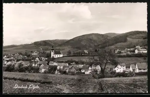 AK Imsbach /Pfalz, Totalansicht des Ortes mit Umgebung