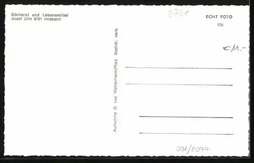 AK Imsbach /Pfalz, Totalansicht des Ortes mit Umgebung