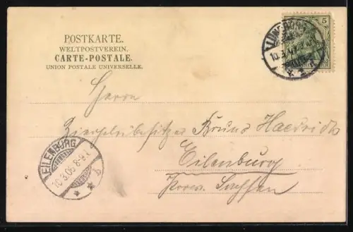 AK Lüneburg, alte Häuser am Sand