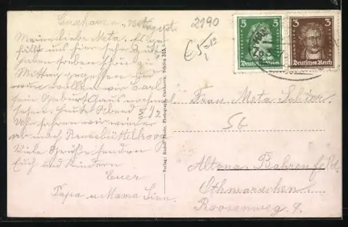 AK Cuxhaven, Beginn der Strandpromenade