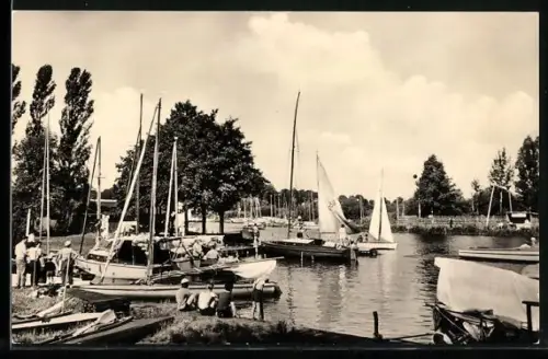 AK Plau /Meckl., Am Seglerheim