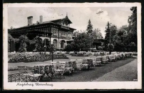 AK Magdeburg, Gasthof Herrenkrug