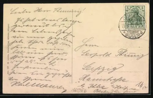 AK Göhren /Rügen, Blick v. Nordperd