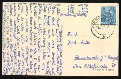 AK Zempin auf Usedom, Blick zum Strand