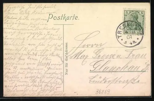 AK Treseburg i. Harz, Ortsansicht aus der Vogelschau