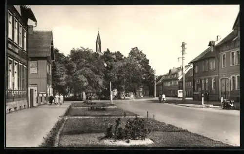 AK Hasselfelde /Harz, Am Markt