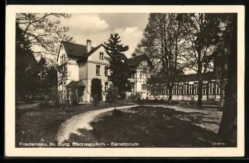 AK Friedensau /Burg, Sanatorium