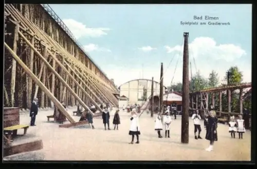 AK Bad Elmen, Spielplatz am Gradierwerk