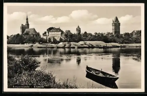 AK Tangermünde, Partie an der Elbseite