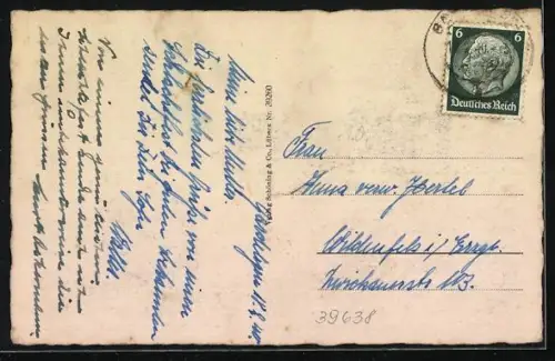 AK Gardelegen, Hindenburgplatz mit Denkmal